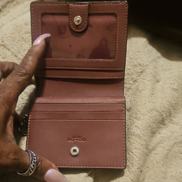 Coach Chestnut Leather Card Holder - Picture 3 of 6